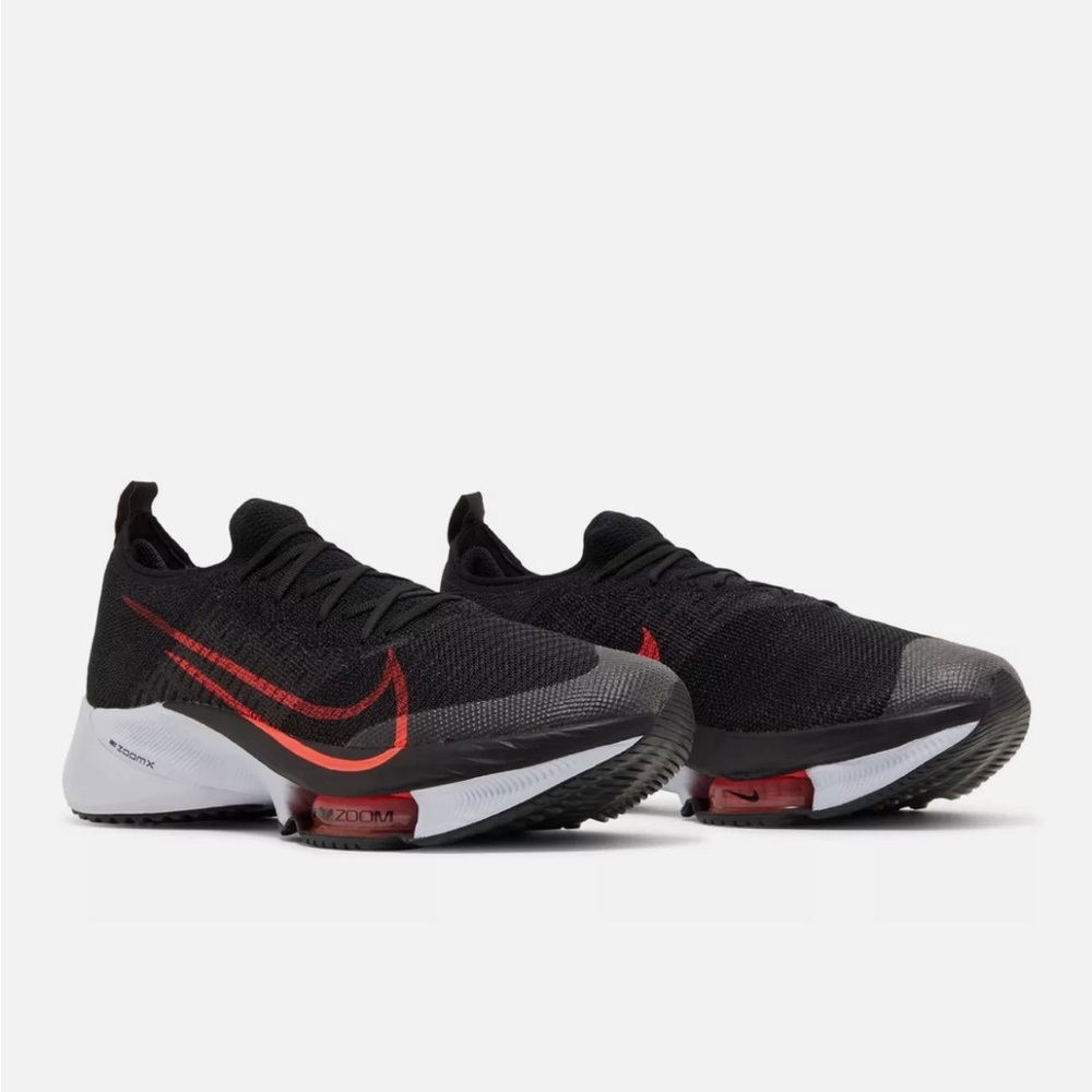 Nike Air Zoom Tempo Flyknit Black Flash Crimson